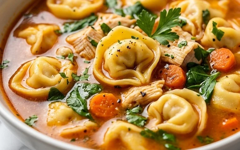Chicken Tortellini Soup