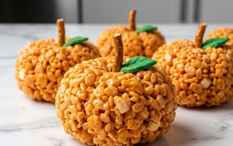 Rice Krispie Treat Pumpkins – Festive Halloween Fun