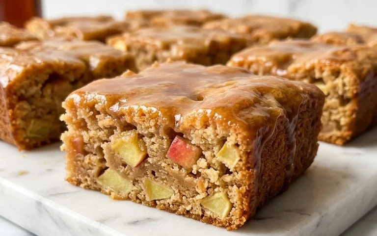 Maple Apple Blondies- Easy Fall Dessert