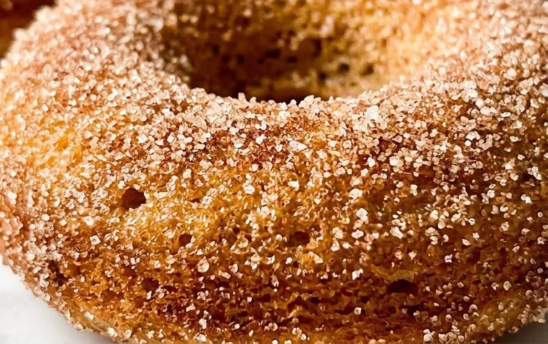Baked Apple Cider Donuts with Cinnamon Sugar