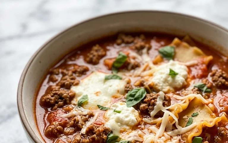 Easy Lasagna Soup-Weeknight Comfort Made Simple