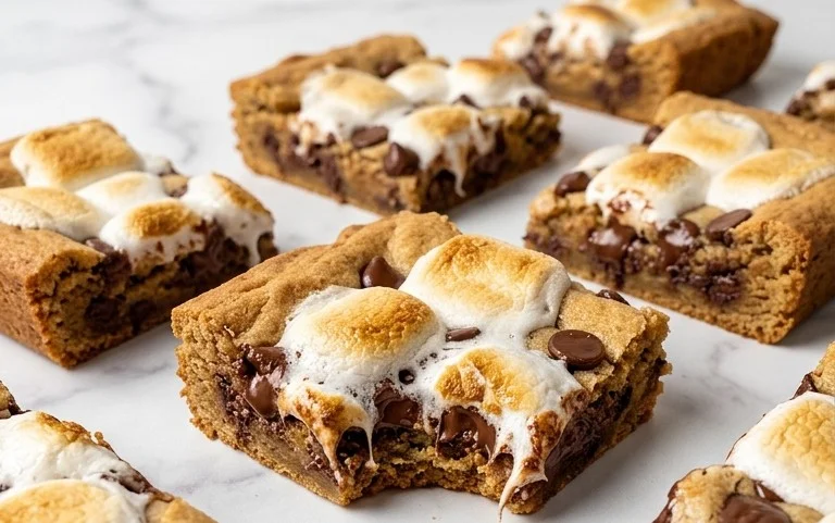 Gooey S’mores Cookie Bars – Ultimate Campfire Treat