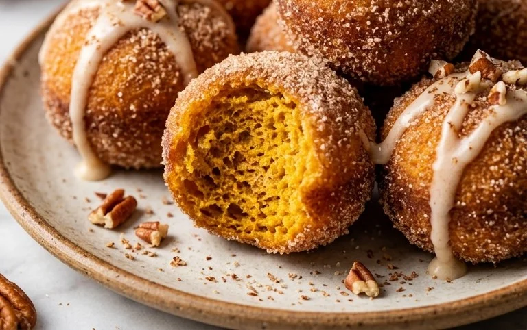 Pumpkin Donut Holes